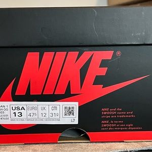 Air Jordan 1 Gorge Green size 13 (BOX ONLY)